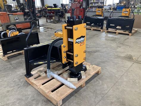 montana skid steer post driver